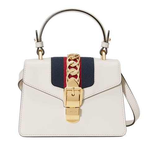 gucci ladies sylvie leather mini bag|gucci sylvie bag price.